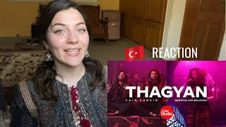 Thagyan  REACTION  Zain Zohaib x Quratulain Balouch  Coke Studio  Season 14 [upl. by Yar]