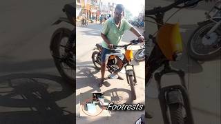 Footrests fittings Motovolt URBN Electric Cycle [upl. by Yvaht]