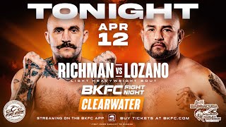 BKFC Fight Night CLEARWATER  FREE LIVE EVENT [upl. by Thibaud]