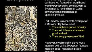 Medieval Drama Mystery Miracle Morality Plays Everyman  David Giampetruzzi revision notes [upl. by Bibi816]