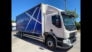 Volvo FL 250 18tonner curtainsider For Sale [upl. by Eelahc]