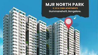 MJR North Park  Prestigious Apartments in Bagalur Aerospace Park Bangalore  2 25 and 3 BHK [upl. by Ermin403]