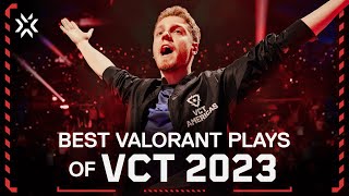 The Best 15 Plays Of VALORANT Champions Tour 2023 [upl. by Gnouhc]