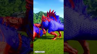 Red Giganotosaurus Trex Spinosaurus Epic Battle of Jurassic Giants  Who Will Emerge [upl. by Treblig]