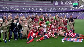 22052021 Valladolid 1 Atleti 2  Última jornada de Liga  Atleti Campeón [upl. by Dolan]