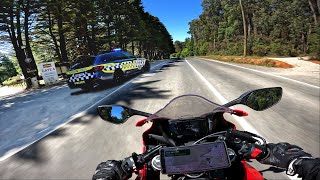 Highway patrol pulled me over on my motorcycle  theyre not all bad [upl. by Atila655]