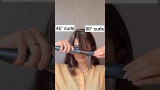 45° Vs 90° Curls What would you prefer curlyhair hairstyle [upl. by Sax]