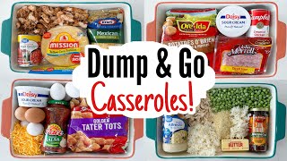 5 DUMP amp GO CASSEROLE RECIPES  Super Quick amp EASY Tasty Casserole Dinners  Julia Pacheco [upl. by Sivra]