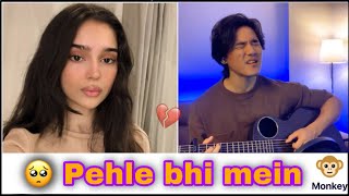 Singing Emotional Hindi Mashup and Picking Up Cute Girls  She Cried [upl. by Kolosick]