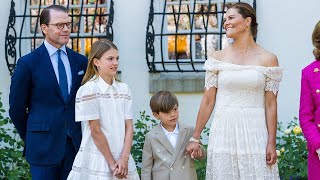 Princess Estelle and Prince Oscar sings birthday songs for mom Crown Princess Victoria [upl. by Anihsat]