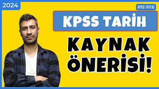 2024 KPSS Tarih Kaynak Önerileri KPSS [upl. by Eerual]