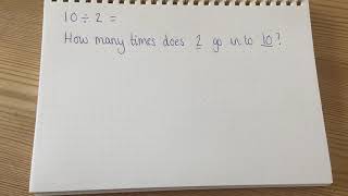 Year 1  Division using arrays [upl. by Maryn]