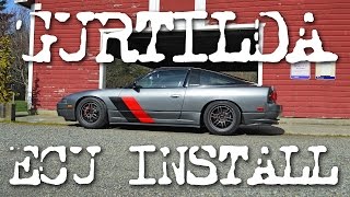 S13 180SX RS Enthalpy ECU Install BB T28 STI 550 Z32MAF [upl. by Yeniar]