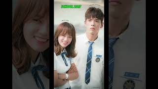 Top 10 High School Korean Drama kdrama top10lastestkoreandrama asiandrama edit koreandrama [upl. by Jairia]