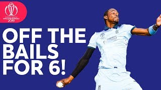 Hits The Bails And Goes For 6  Unbelievable Delivery by Jofra Archer  ICC Cricket World Cup 2019 [upl. by Chong157]