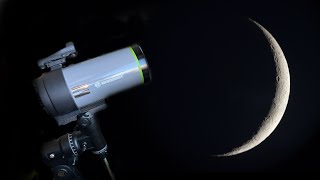 BRESSER FirstLight MAC 1001400 telescopeтелескоп  смотрим на Луну [upl. by Navap955]