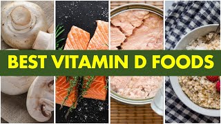 Top 9 Vitamin D Foods  Vitamin D Foods List  Foods Rich in Vitamin D [upl. by Toll]