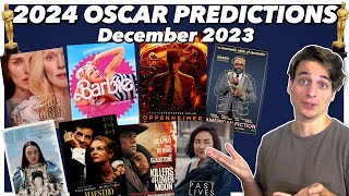 2024 Oscar Predictions  December Update [upl. by Nosmoht888]