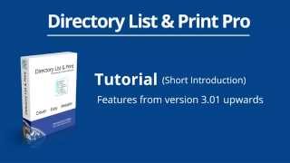 How to List Print and Export Folder Contents in Windows  Directory List amp Print [upl. by Nnayr]