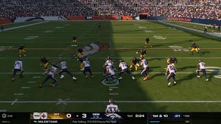 Madden NFL 25  Week 2 Broncos Vs Steelers [upl. by Borras]