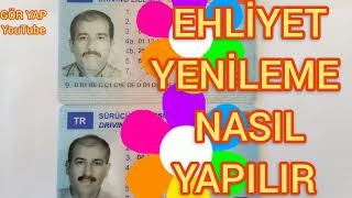 Ehliyet yenileme nasıl yapılırEhliyet için randevu nasıl alınırEski tip ehliyetYeni tip Ehliyet [upl. by Nilcaj]