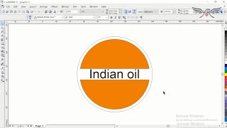 How to make create indian oil logo  indian oil logo [upl. by Hairehcaz429]