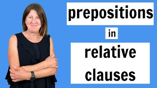 Prepositions in Relative Clauses [upl. by Padraic810]