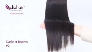 Darkest Brown Hair Extensions  By Cliphair Ltd [upl. by Coleen859]