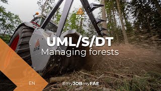 The FAE forestry mulcher in action with a Fendt tractor in Germany [upl. by Anovad]