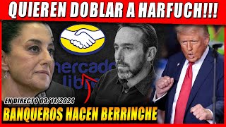 SABADAZO QUIEREN DOBLAR A HARFUCH BANQUEROS LE HACEN BERRINCHE A LA PRESIDENTA [upl. by Eanore]