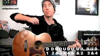 Teenage Dream Katy Perry  Acoustic Guitar Lesson with tabs Pt2 [upl. by Hairem654]