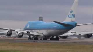 KLM Narita Airport RWY34L Take off  （管制官は男性パイロットは女性） [upl. by Russ]