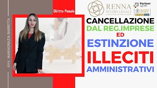 La cancellazione della società dal Registro delle imprese ed estinzione dellillecito amministrativo [upl. by Guimond278]