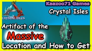 Artifact of the Massive Ark Crystal Isles  Location 💥 [upl. by Tager231]