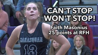 Manasquan 50 Rumson Fair Haven 35  Faith Masonius 25 points [upl. by Mccord]