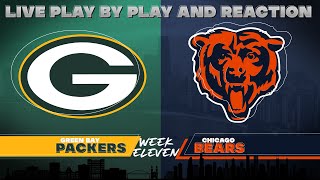 Packers vs Bears Live Play by Play amp Reaction [upl. by Namruht]