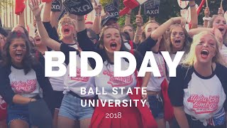 Ball State Bid Day 2018 [upl. by Adal]