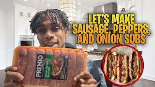 Lets Cook Sausage and Onion Subs [upl. by Fiester]