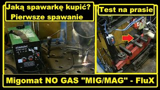 Parkside PFDS 120 A2 quotmigomatquot Bezgazowy NO GAS na drut samo osłonowy  Jaką spawarkę kupić [upl. by Bartosch]