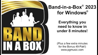 BandinaBox® 2023 for Windows  Everything you need to know in under 8 minutes [upl. by Emmalynn]