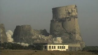 Madras Cooling Tower Demolition [upl. by Ecreip]