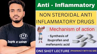 anti inflammatory  anti inflammatory drug pharmacology  nsaid  non steroidal anti inflammatory [upl. by Ijuy91]