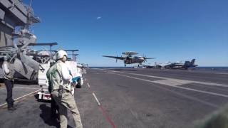 VAW 123 2016 Deployment Hawkeye Ball [upl. by Doll364]