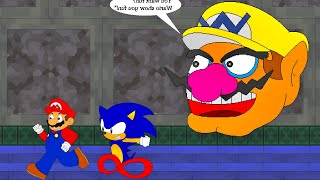 Wario Apparition Wants Sonic amp Mario Animation [upl. by Trula]