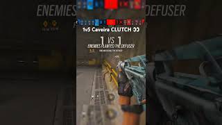 1v5 Caveira Champ CLUTCH 🤺 rainbowsixsiege rainbow6 ranked r6 r6s Champ caveira fyp shorts [upl. by Yrreg517]