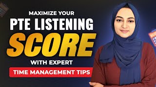 Maximize Your PTE Listening Score With Expert Time Management Tips  Alfa PTE [upl. by Livi]