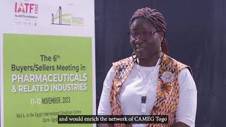 IATF 2023 Testimonials  Dr Darei Honorine Pharmacist Director GAMEG TOGO [upl. by Enobe]