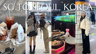 SG TO SEOUL KOREA a day in myeongdong shopping at hongdae amp hannamdong area cafes in seoul VLOG [upl. by Hana]