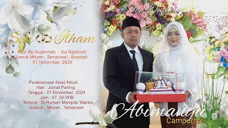 The Wedding SITI amp ILHAM  CSABIMANYU  MSC SOUND SYSTEM Gumuk 01 November 2024 [upl. by Khai]