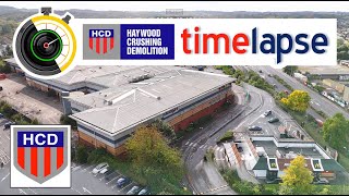 HCD Demolition working with Equation at Brighton Hill Retail Park Basingstoke quot TOYS R US quot 5K HD [upl. by Sill]